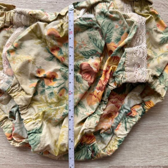 Handmade Baby Diaper Covers Set (3) Floral & Teal Crochet 0-6 Months Photo Prop - Picture 3 of 9